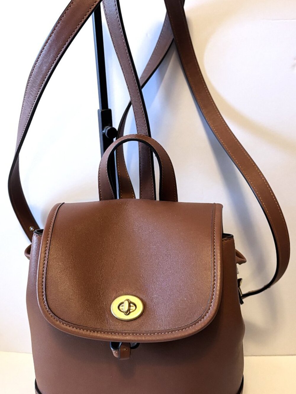 Coach Turn-lock Backpack - Picture 2 of 8